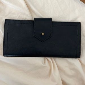 Madewell black leather wallet